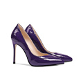 2019 High Heel Women's Pumps Purple Genuine Leather x19-c050c Ladies Women custom Dress Shoes Heels For Lady